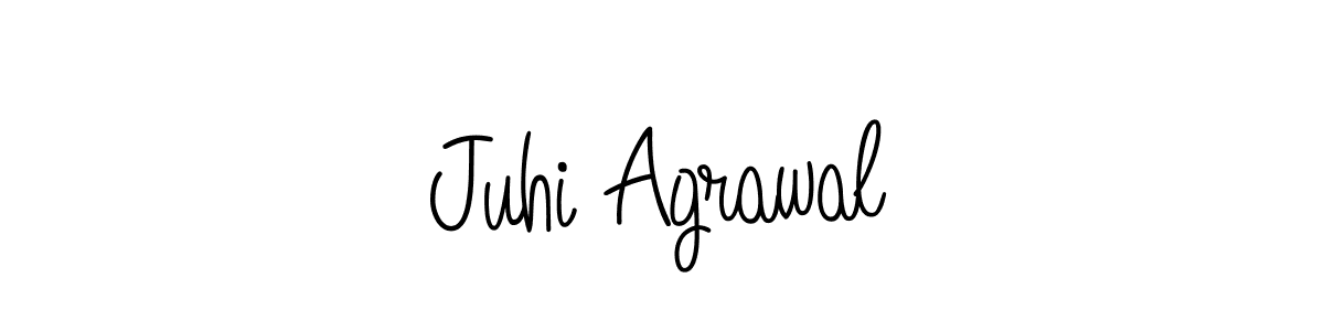 if you are searching for the best signature style for your name Juhi Agrawal. so please give up your signature search. here we have designed multiple signature styles  using Angelique-Rose-font-FFP. Juhi Agrawal signature style 5 images and pictures png