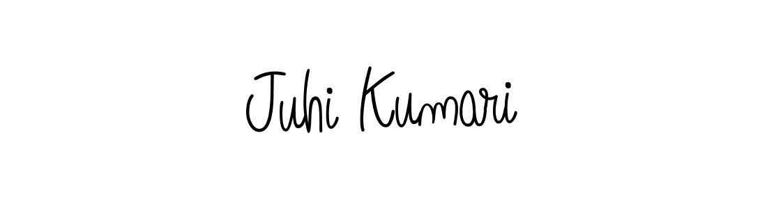Design your own signature with our free online signature maker. With this signature software, you can create a handwritten (Angelique-Rose-font-FFP) signature for name Juhi Kumari. Juhi Kumari signature style 5 images and pictures png