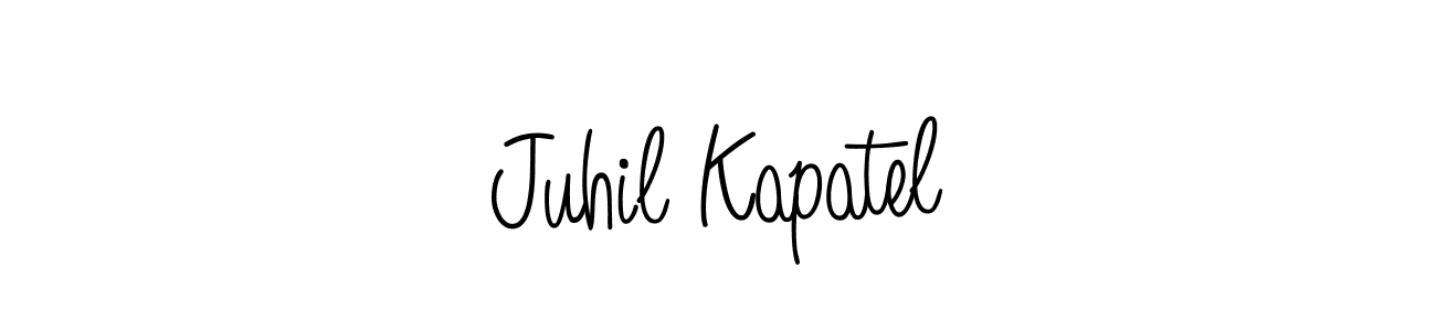 Also You can easily find your signature by using the search form. We will create Juhil Kapatel name handwritten signature images for you free of cost using Angelique-Rose-font-FFP sign style. Juhil Kapatel signature style 5 images and pictures png