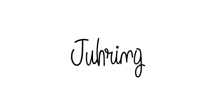 How to make Juhring signature? Angelique-Rose-font-FFP is a professional autograph style. Create handwritten signature for Juhring name. Juhring signature style 5 images and pictures png