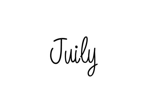 if you are searching for the best signature style for your name Juily. so please give up your signature search. here we have designed multiple signature styles  using Angelique-Rose-font-FFP. Juily signature style 5 images and pictures png