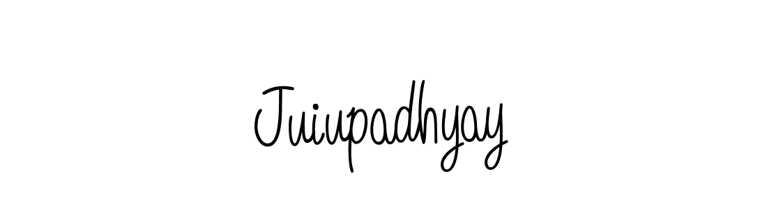Design your own signature with our free online signature maker. With this signature software, you can create a handwritten (Angelique-Rose-font-FFP) signature for name Juiupadhyay. Juiupadhyay signature style 5 images and pictures png