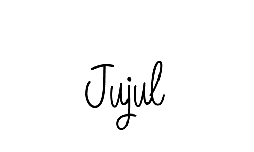 Design your own signature with our free online signature maker. With this signature software, you can create a handwritten (Angelique-Rose-font-FFP) signature for name Jujul. Jujul signature style 5 images and pictures png