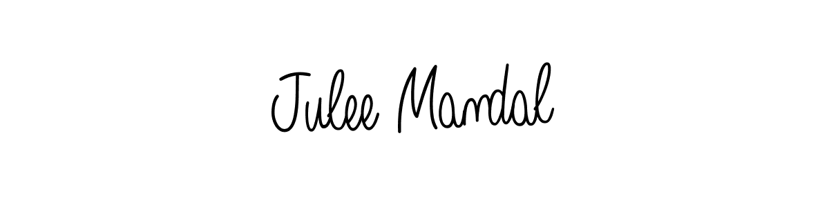 Make a beautiful signature design for name Julee Mandal. Use this online signature maker to create a handwritten signature for free. Julee Mandal signature style 5 images and pictures png
