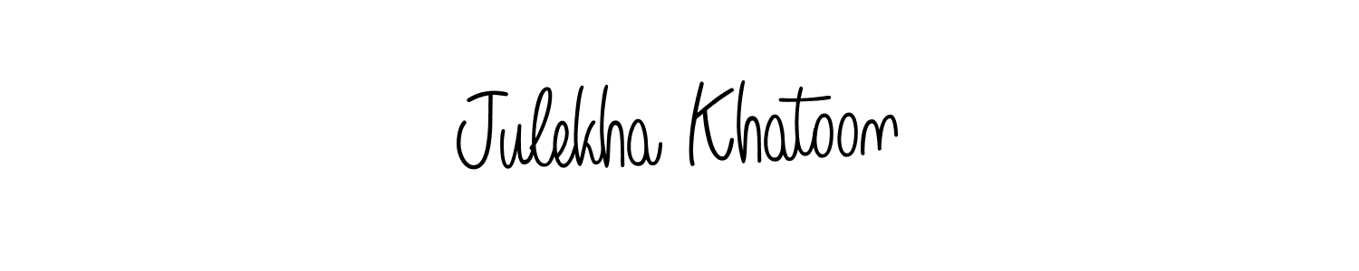 Also we have Julekha Khatoon name is the best signature style. Create professional handwritten signature collection using Angelique-Rose-font-FFP autograph style. Julekha Khatoon signature style 5 images and pictures png