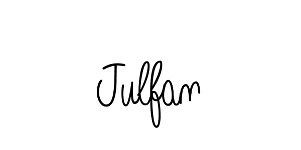 Design your own signature with our free online signature maker. With this signature software, you can create a handwritten (Angelique-Rose-font-FFP) signature for name Julfan. Julfan signature style 5 images and pictures png