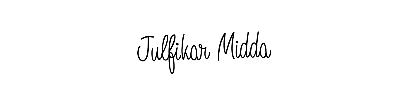 Make a short Julfikar Midda signature style. Manage your documents anywhere anytime using Angelique-Rose-font-FFP. Create and add eSignatures, submit forms, share and send files easily. Julfikar Midda signature style 5 images and pictures png