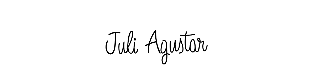 Here are the top 10 professional signature styles for the name Juli Agustar. These are the best autograph styles you can use for your name. Juli Agustar signature style 5 images and pictures png
