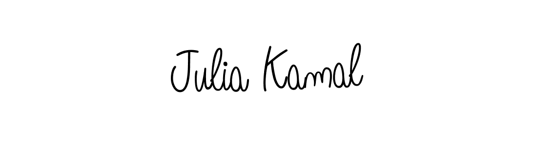 How to make Julia Kamal name signature. Use Angelique-Rose-font-FFP style for creating short signs online. This is the latest handwritten sign. Julia Kamal signature style 5 images and pictures png