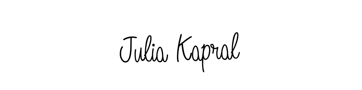 Make a short Julia Kapral signature style. Manage your documents anywhere anytime using Angelique-Rose-font-FFP. Create and add eSignatures, submit forms, share and send files easily. Julia Kapral signature style 5 images and pictures png