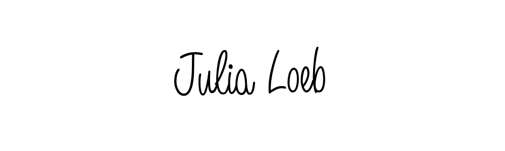 Make a beautiful signature design for name Julia Loeb. With this signature (Angelique-Rose-font-FFP) style, you can create a handwritten signature for free. Julia Loeb signature style 5 images and pictures png