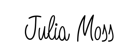 A stylish, flowing autograph style designed for name Julia Moss using Angelique-Rose-font-FFP typography. Perfect for digital creative projects. Julia Moss signature style 5 images and pictures png