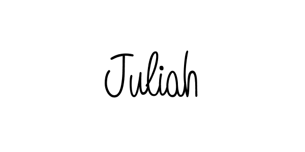 Create a beautiful signature design for name Juliah. With this signature (Angelique-Rose-font-FFP) fonts, you can make a handwritten signature for free. Juliah signature style 5 images and pictures png