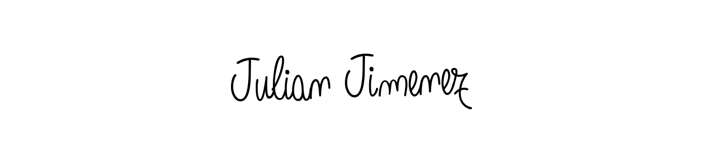 How to make Julian Jimenez name signature. Use Angelique-Rose-font-FFP style for creating short signs online. This is the latest handwritten sign. Julian Jimenez signature style 5 images and pictures png