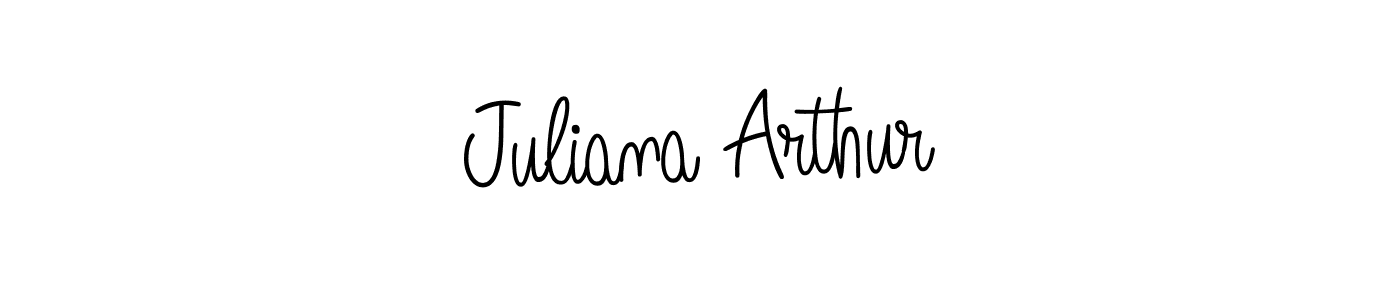 Also You can easily find your signature by using the search form. We will create Juliana Arthur name handwritten signature images for you free of cost using Angelique-Rose-font-FFP sign style. Juliana Arthur signature style 5 images and pictures png