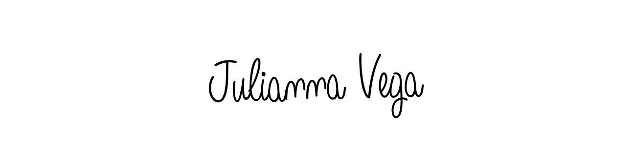 Design your own signature with our free online signature maker. With this signature software, you can create a handwritten (Angelique-Rose-font-FFP) signature for name Julianna Vega. Julianna Vega signature style 5 images and pictures png