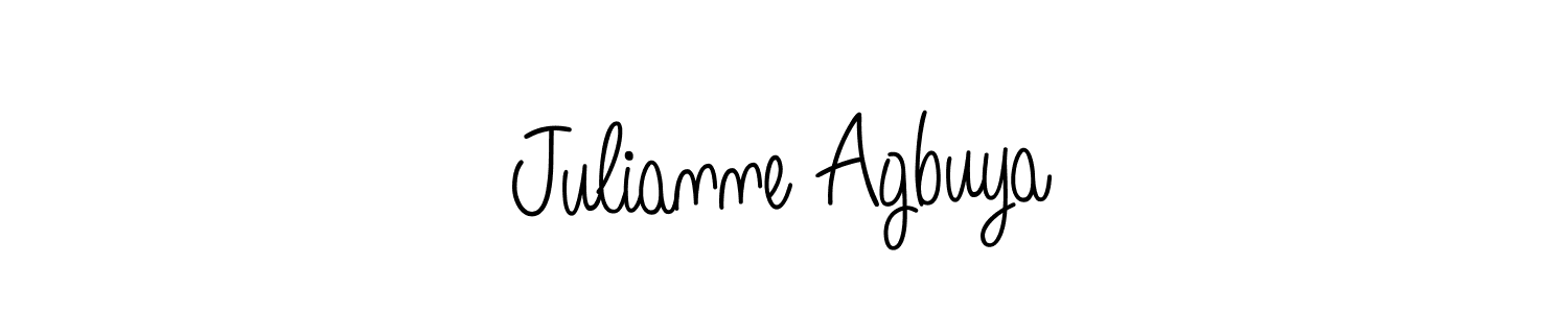 Best and Professional Signature Style for Julianne Agbuya. Angelique-Rose-font-FFP Best Signature Style Collection. Julianne Agbuya signature style 5 images and pictures png