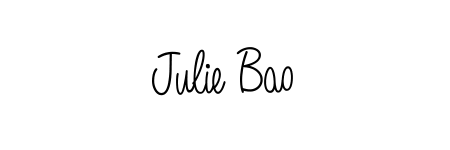 How to make Julie Bao signature? Angelique-Rose-font-FFP is a professional autograph style. Create handwritten signature for Julie Bao name. Julie Bao signature style 5 images and pictures png
