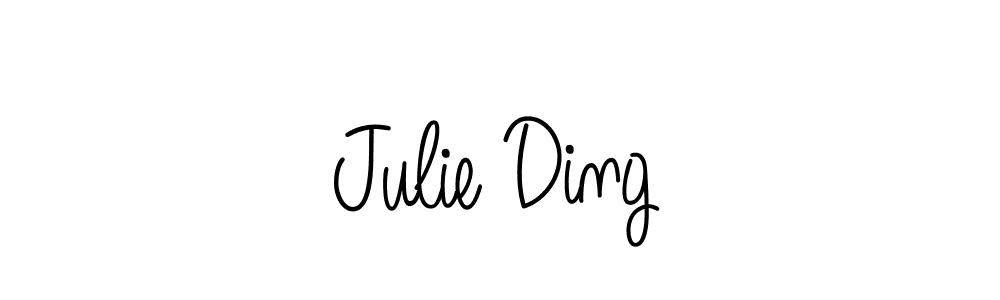 Make a beautiful signature design for name Julie Ding. With this signature (Angelique-Rose-font-FFP) style, you can create a handwritten signature for free. Julie Ding signature style 5 images and pictures png