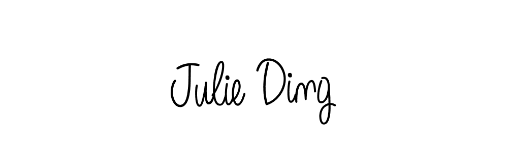 Make a beautiful signature design for name Julie Ding. With this signature (Angelique-Rose-font-FFP) style, you can create a handwritten signature for free. Julie Ding signature style 5 images and pictures png