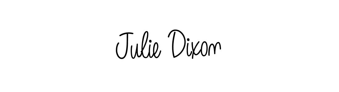 Julie Dixon stylish signature style. Best Handwritten Sign (Angelique-Rose-font-FFP) for my name. Handwritten Signature Collection Ideas for my name Julie Dixon. Julie Dixon signature style 5 images and pictures png