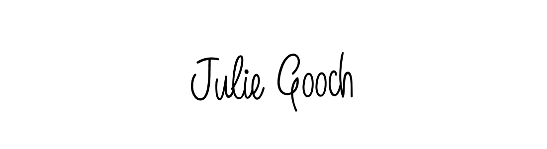 How to make Julie Gooch name signature. Use Angelique-Rose-font-FFP style for creating short signs online. This is the latest handwritten sign. Julie Gooch signature style 5 images and pictures png