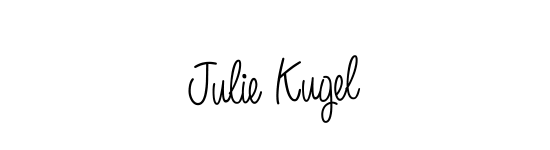 Design your own signature with our free online signature maker. With this signature software, you can create a handwritten (Angelique-Rose-font-FFP) signature for name Julie Kugel. Julie Kugel signature style 5 images and pictures png