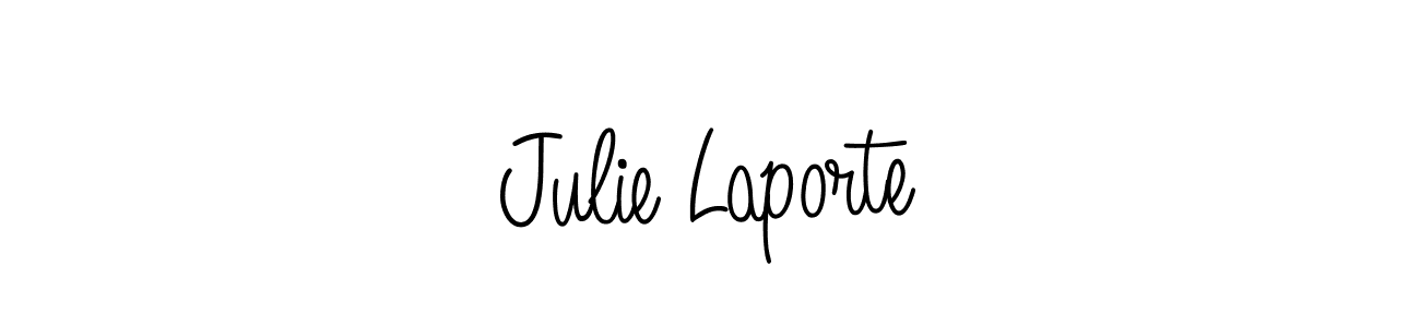 Create a beautiful signature design for name Julie Laporte. With this signature (Angelique-Rose-font-FFP) fonts, you can make a handwritten signature for free. Julie Laporte signature style 5 images and pictures png