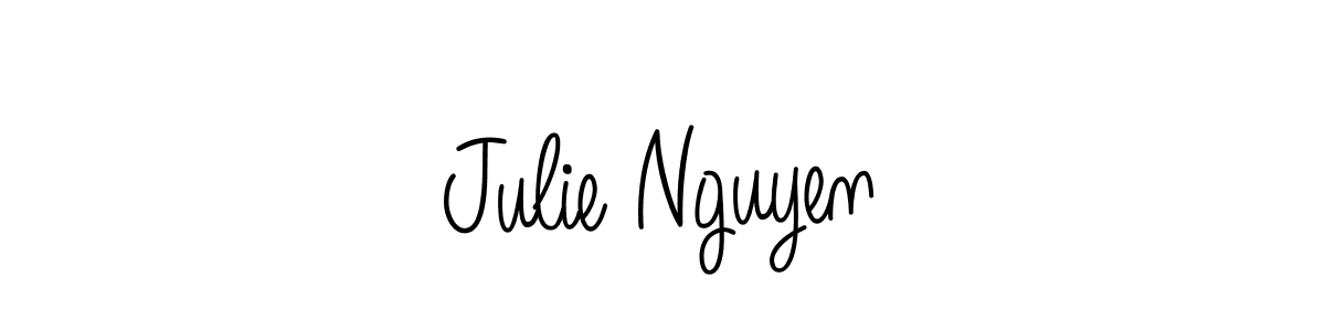 Angelique-Rose-font-FFP is a professional signature style that is perfect for those who want to add a touch of class to their signature. It is also a great choice for those who want to make their signature more unique. Get Julie Nguyen name to fancy signature for free. Julie Nguyen signature style 5 images and pictures png