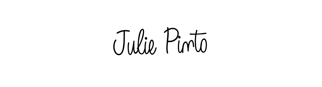 Design your own signature with our free online signature maker. With this signature software, you can create a handwritten (Angelique-Rose-font-FFP) signature for name Julie Pinto. Julie Pinto signature style 5 images and pictures png