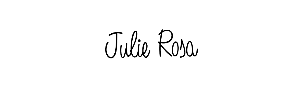 The best way (Angelique-Rose-font-FFP) to make a short signature is to pick only two or three words in your name. The name Julie Rosa include a total of six letters. For converting this name. Julie Rosa signature style 5 images and pictures png