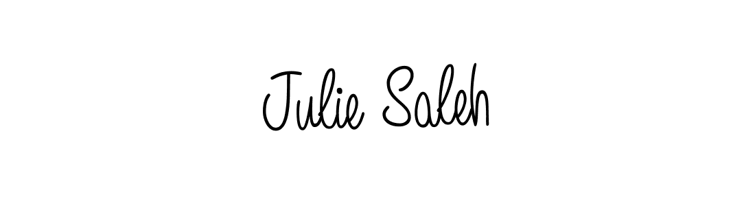 How to Draw Julie Saleh signature style? Angelique-Rose-font-FFP is a latest design signature styles for name Julie Saleh. Julie Saleh signature style 5 images and pictures png