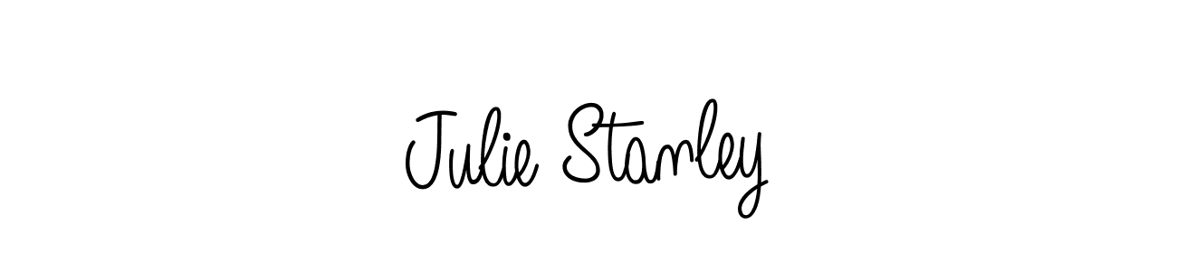 How to make Julie Stanley name signature. Use Angelique-Rose-font-FFP style for creating short signs online. This is the latest handwritten sign. Julie Stanley signature style 5 images and pictures png