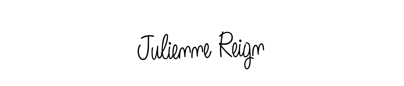 Create a beautiful signature design for name Julienne Reign. With this signature (Angelique-Rose-font-FFP) fonts, you can make a handwritten signature for free. Julienne Reign signature style 5 images and pictures png
