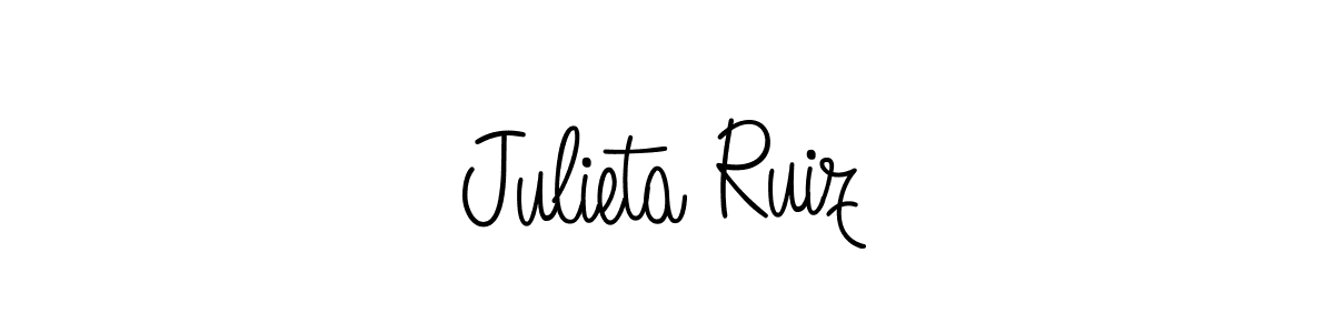 if you are searching for the best signature style for your name Julieta Ruiz. so please give up your signature search. here we have designed multiple signature styles  using Angelique-Rose-font-FFP. Julieta Ruiz signature style 5 images and pictures png