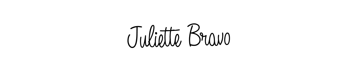 How to Draw Juliette Bravo signature style? Angelique-Rose-font-FFP is a latest design signature styles for name Juliette Bravo. Juliette Bravo signature style 5 images and pictures png