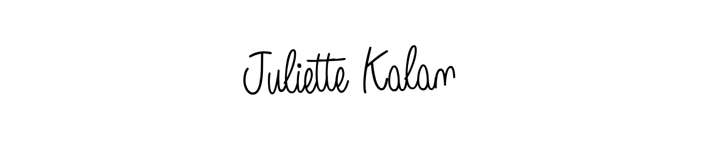 Best and Professional Signature Style for Juliette Kalan. Angelique-Rose-font-FFP Best Signature Style Collection. Juliette Kalan signature style 5 images and pictures png