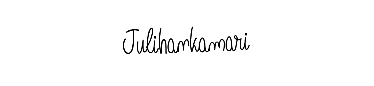 Similarly Angelique-Rose-font-FFP is the best handwritten signature design. Signature creator online .You can use it as an online autograph creator for name Julihankamari. Julihankamari signature style 5 images and pictures png