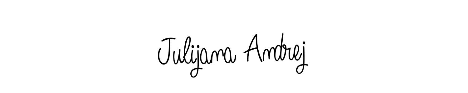 Similarly Angelique-Rose-font-FFP is the best handwritten signature design. Signature creator online .You can use it as an online autograph creator for name Julijana Andrej. Julijana Andrej signature style 5 images and pictures png