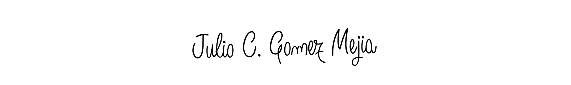 Also You can easily find your signature by using the search form. We will create Julio C. Gomez Mejia name handwritten signature images for you free of cost using Angelique-Rose-font-FFP sign style. Julio C. Gomez Mejia signature style 5 images and pictures png