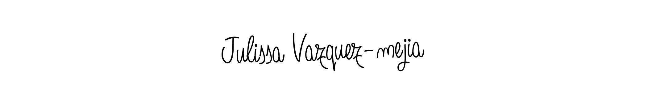 Best and Professional Signature Style for Julissa Vazquez-mejia. Angelique-Rose-font-FFP Best Signature Style Collection. Julissa Vazquez-mejia signature style 5 images and pictures png