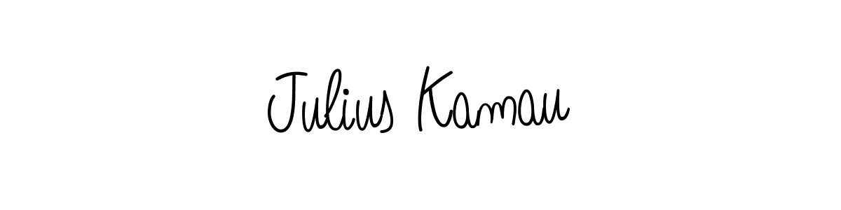 How to make Julius Kamau name signature. Use Angelique-Rose-font-FFP style for creating short signs online. This is the latest handwritten sign. Julius Kamau signature style 5 images and pictures png