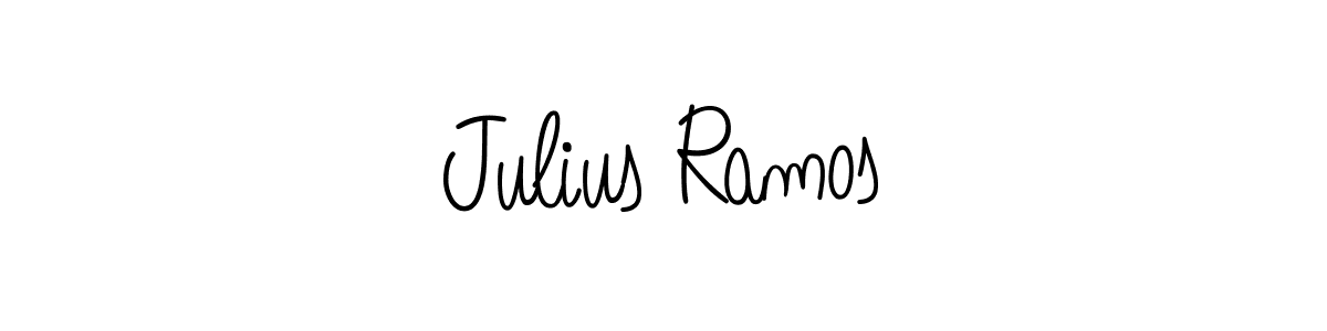 Julius Ramos stylish signature style. Best Handwritten Sign (Angelique-Rose-font-FFP) for my name. Handwritten Signature Collection Ideas for my name Julius Ramos. Julius Ramos signature style 5 images and pictures png