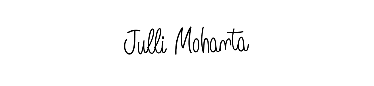 This is the best signature style for the Julli Mohanta name. Also you like these signature font (Angelique-Rose-font-FFP). Mix name signature. Julli Mohanta signature style 5 images and pictures png
