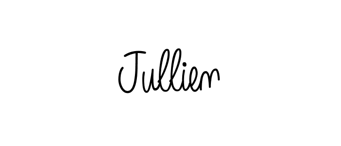 How to make Jullien name signature. Use Angelique-Rose-font-FFP style for creating short signs online. This is the latest handwritten sign. Jullien signature style 5 images and pictures png