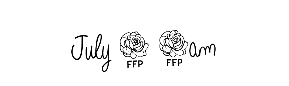 Best and Professional Signature Style for July 1 8am. Angelique-Rose-font-FFP Best Signature Style Collection. July 1 8am signature style 5 images and pictures png