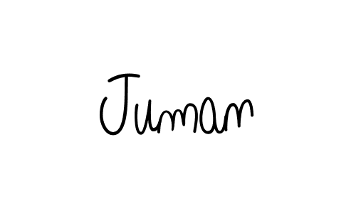 Create a beautiful signature design for name Juman. With this signature (Angelique-Rose-font-FFP) fonts, you can make a handwritten signature for free. Juman signature style 5 images and pictures png