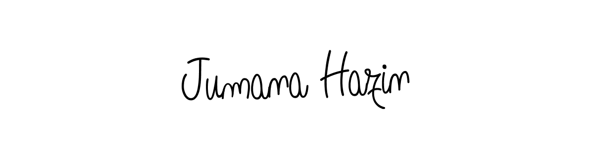 How to make Jumana Hazin signature? Angelique-Rose-font-FFP is a professional autograph style. Create handwritten signature for Jumana Hazin name. Jumana Hazin signature style 5 images and pictures png
