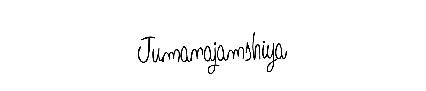 Once you've used our free online signature maker to create your best signature Angelique-Rose-font-FFP style, it's time to enjoy all of the benefits that Jumanajamshiya name signing documents. Jumanajamshiya signature style 5 images and pictures png