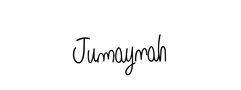 Design your own signature with our free online signature maker. With this signature software, you can create a handwritten (Angelique-Rose-font-FFP) signature for name Jumaynah. Jumaynah signature style 5 images and pictures png